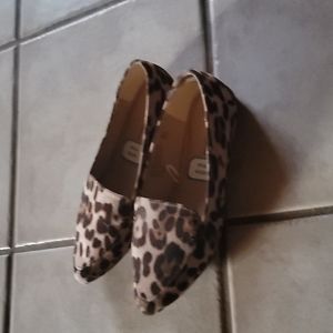 Cheetah print flats